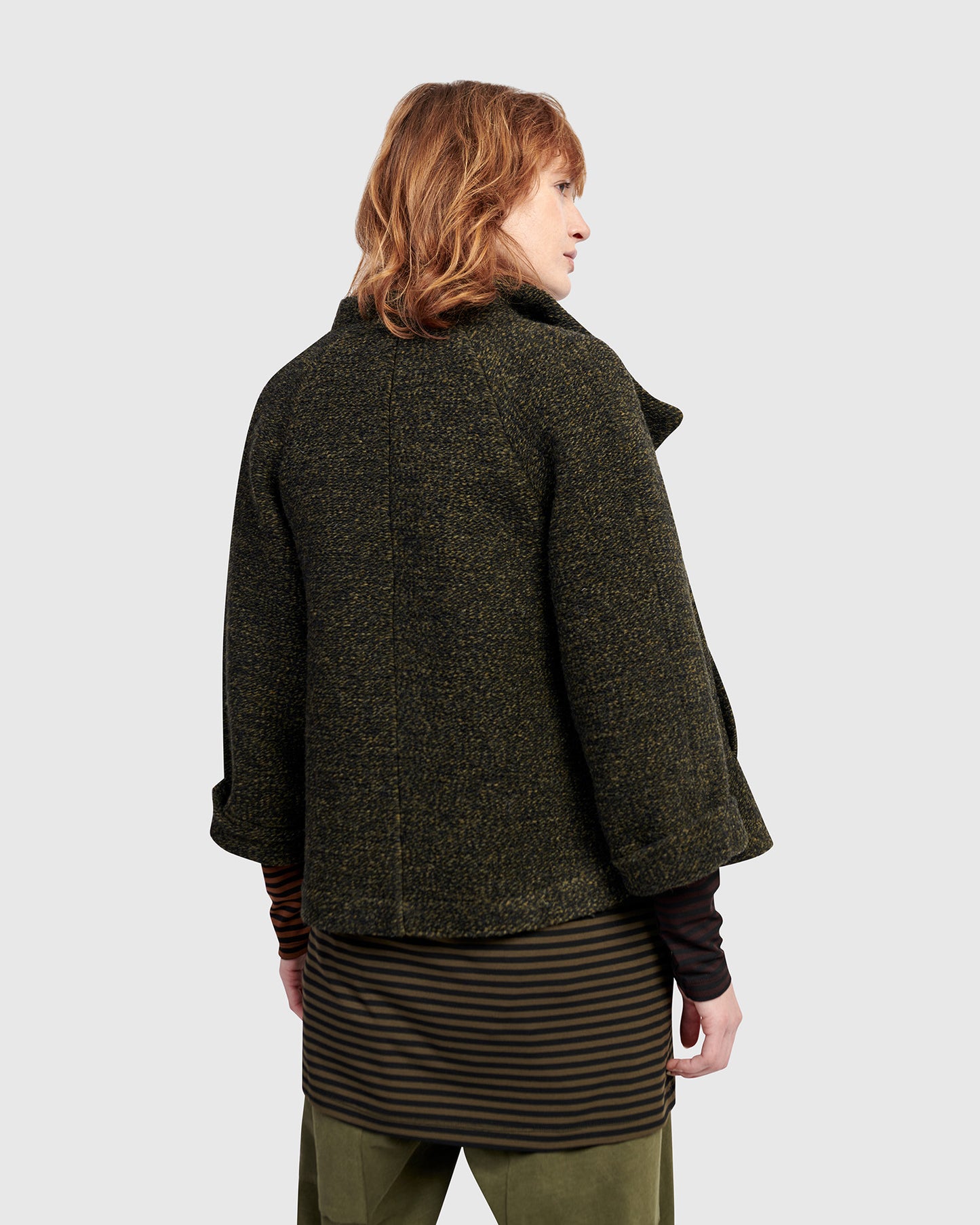 ז'קט אורבן טוויד חשוב חאקי