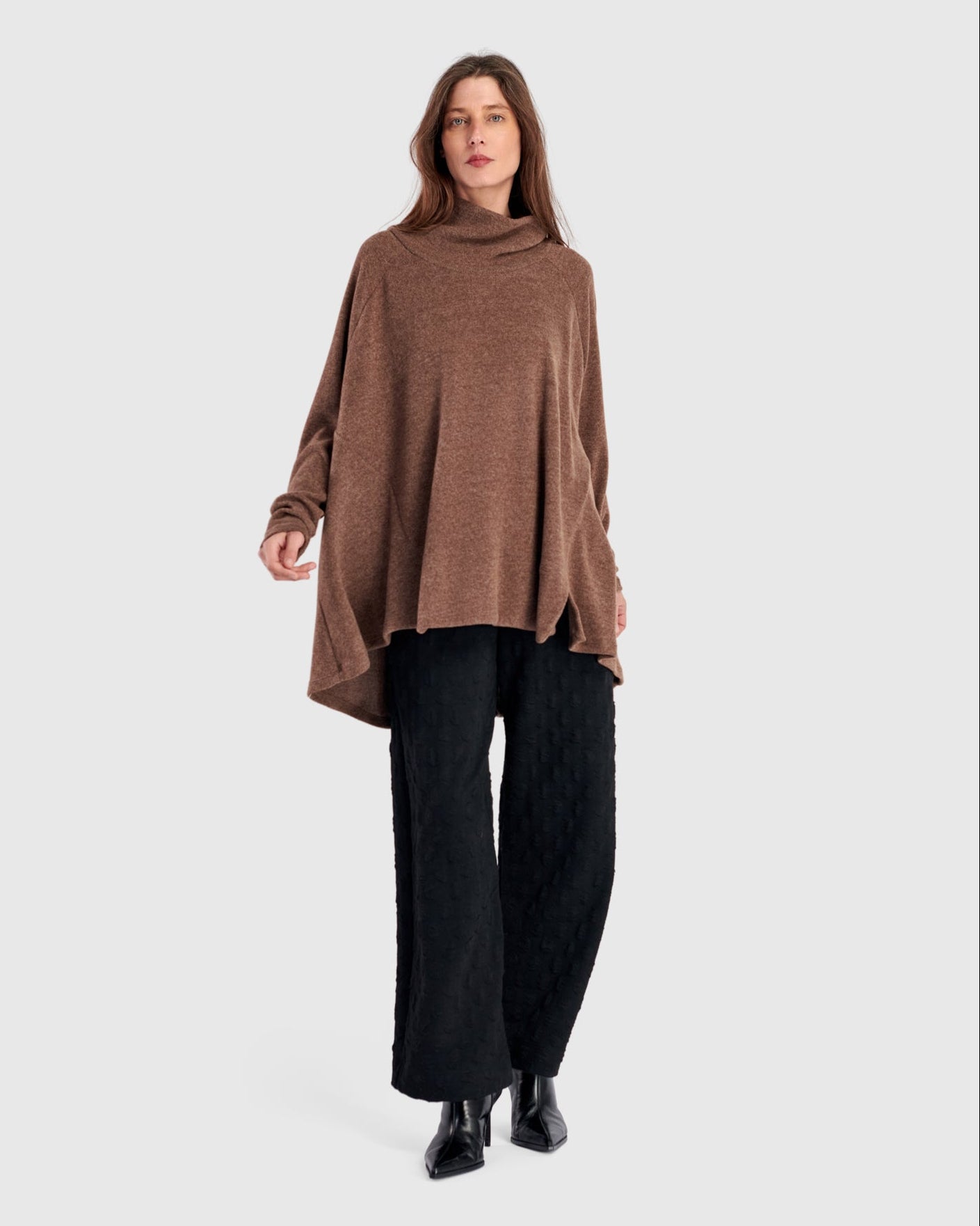 טוניקה פורצת גולף חורפית חומה