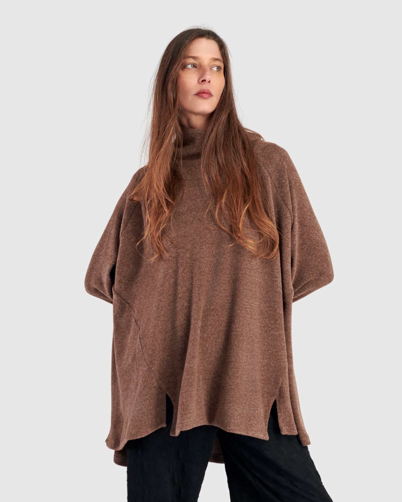 טוניקה פורצת גולף חורפית חומה