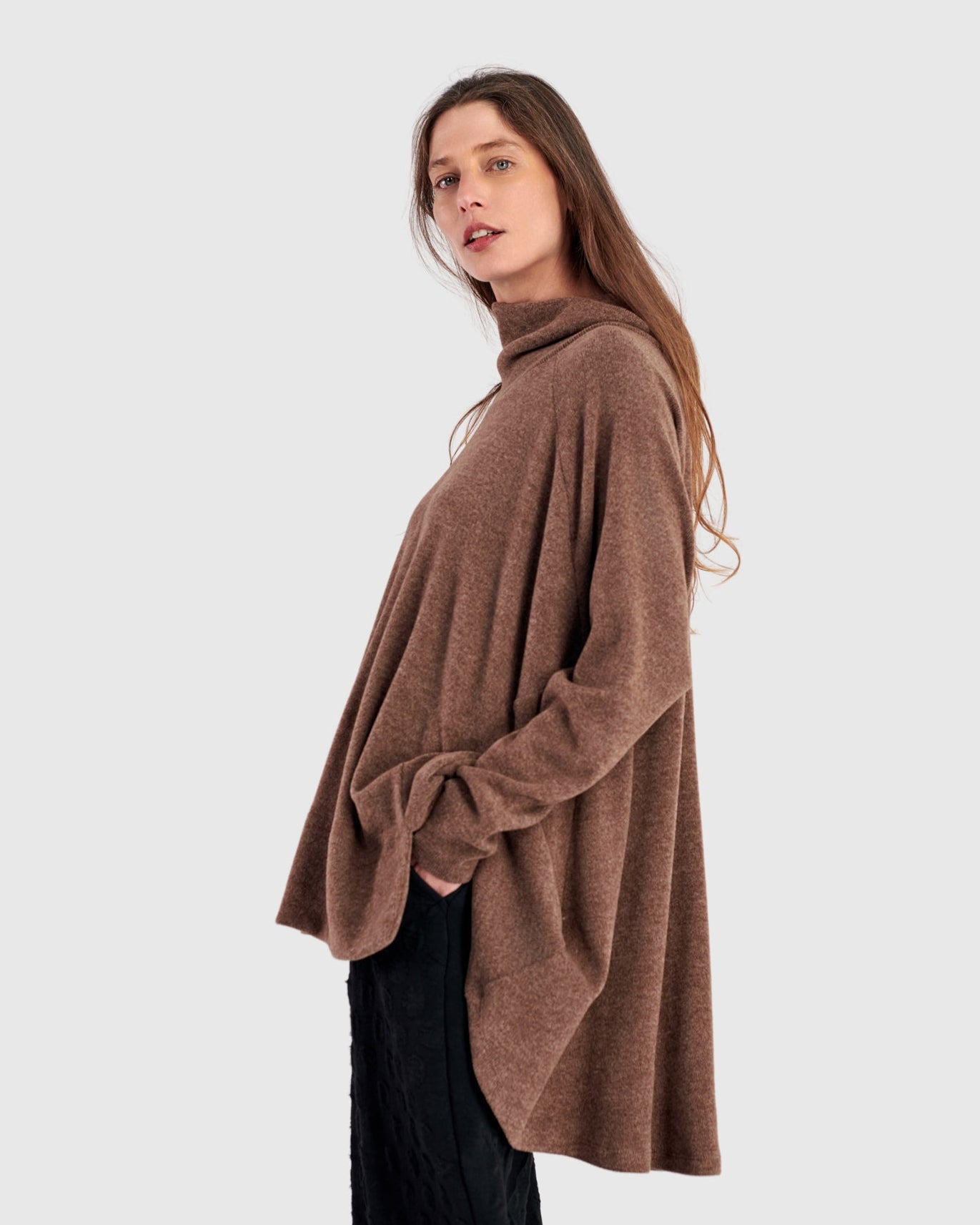 טוניקה פורצת גולף חורפית חומה