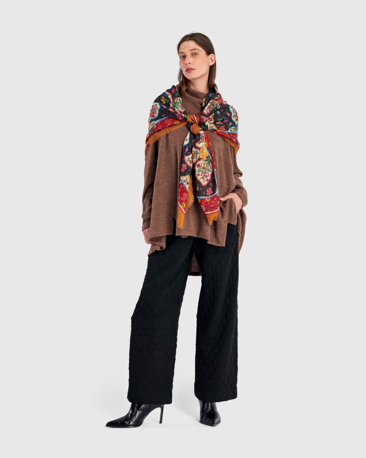 טוניקה פורצת גולף חורפית חומה