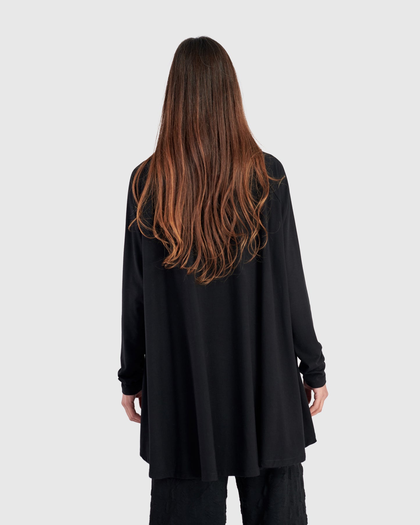 טוניקה פורצת גולף חורפית שחורה