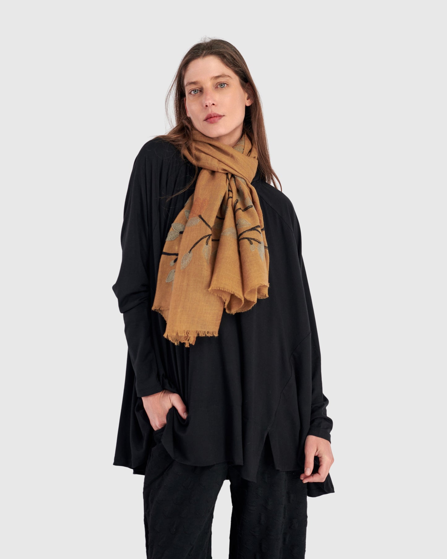 צעיף פרח מודפסים