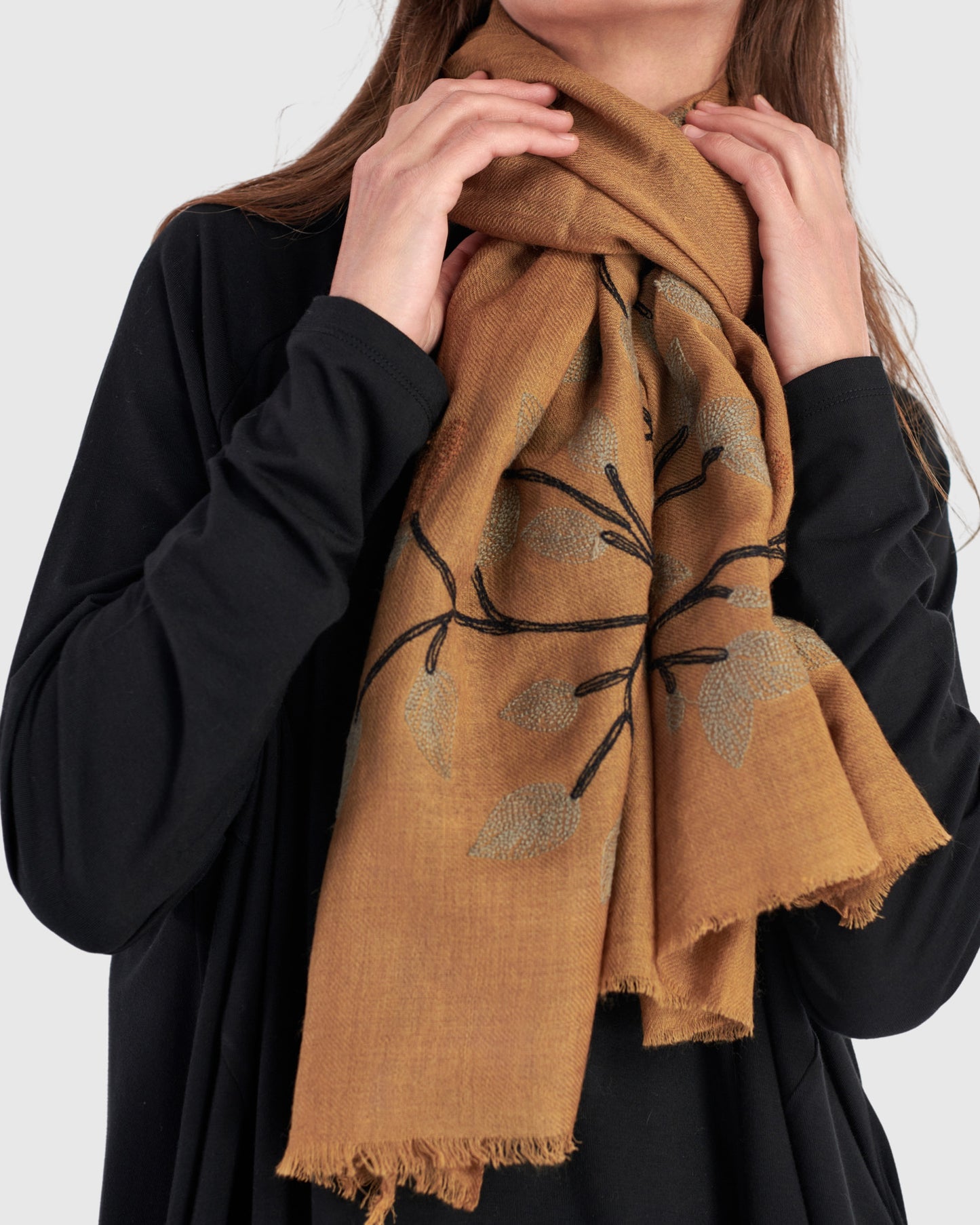 צעיף פרח מודפסים