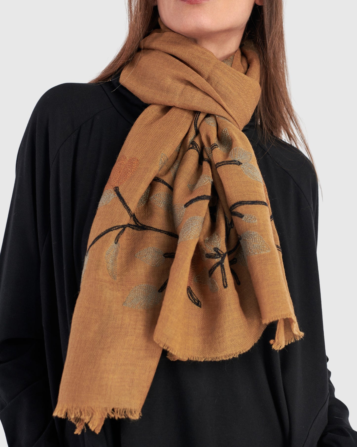 צעיף פרח מודפסים