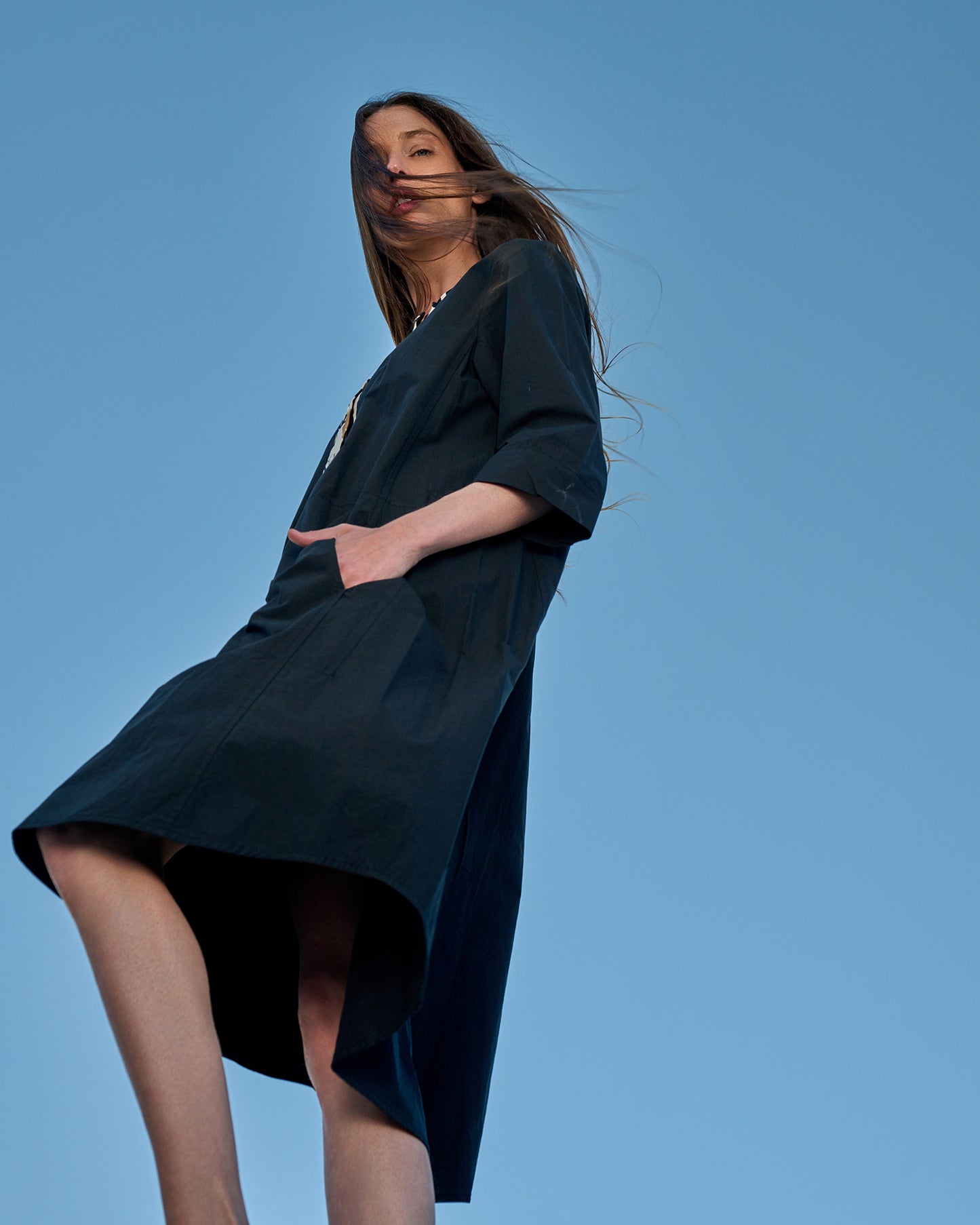 שמלה דלית מודפסת