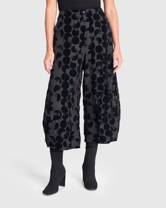 מכנסי פלוק שחור