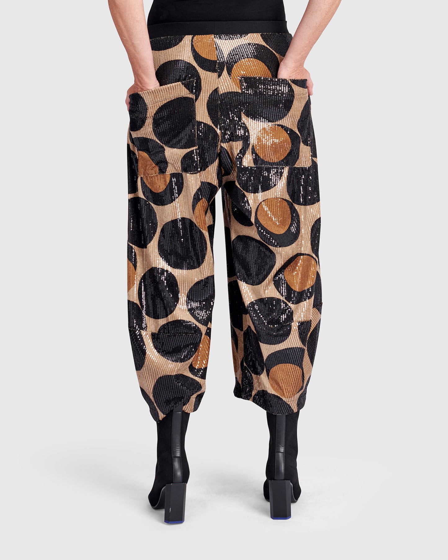 מכנסי פאייטים עיגולים