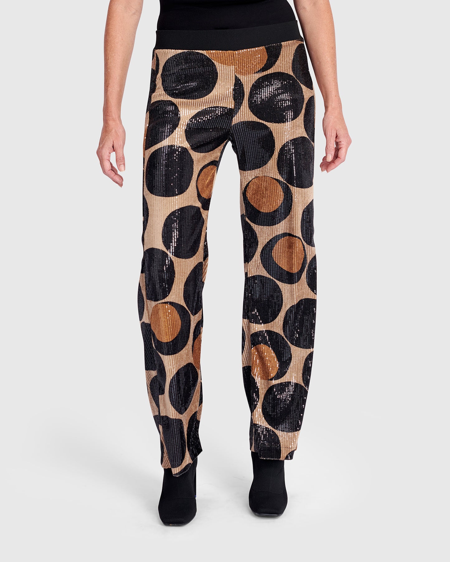 מכנס יקר פאייטים עיגולים