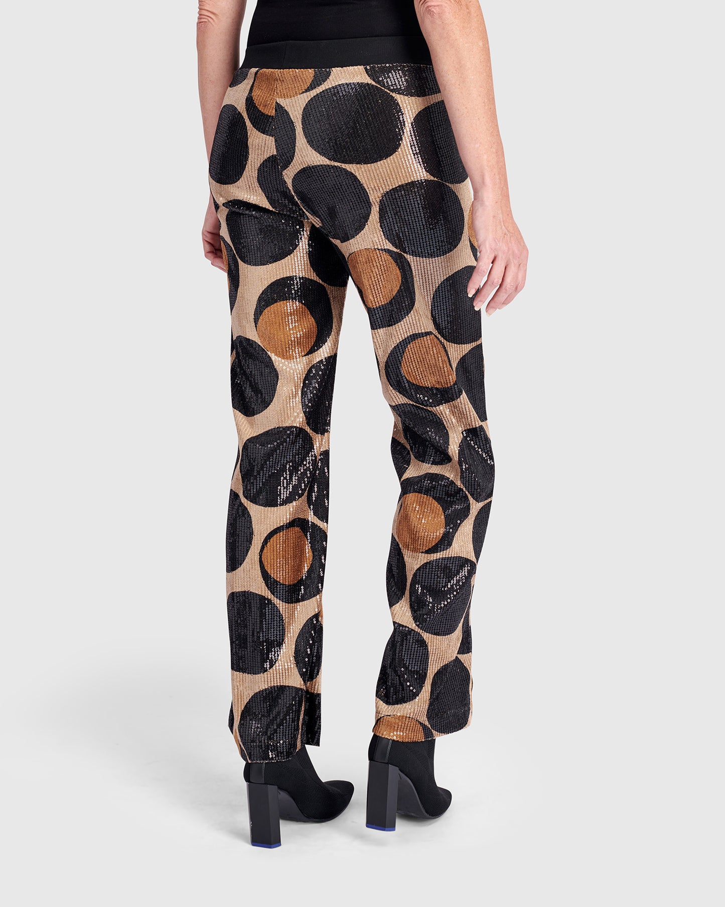 מכנס יקר פאייטים עיגולים