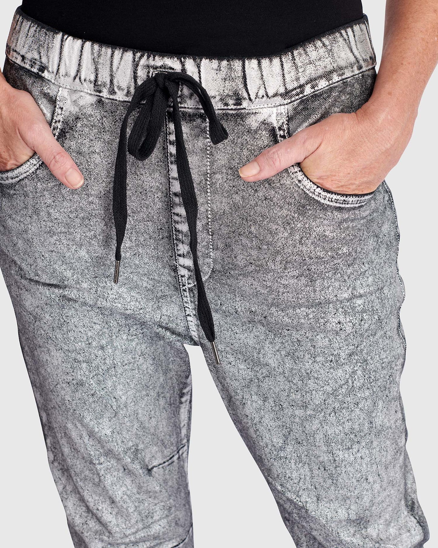 מכנסי גירלפרנד כסף