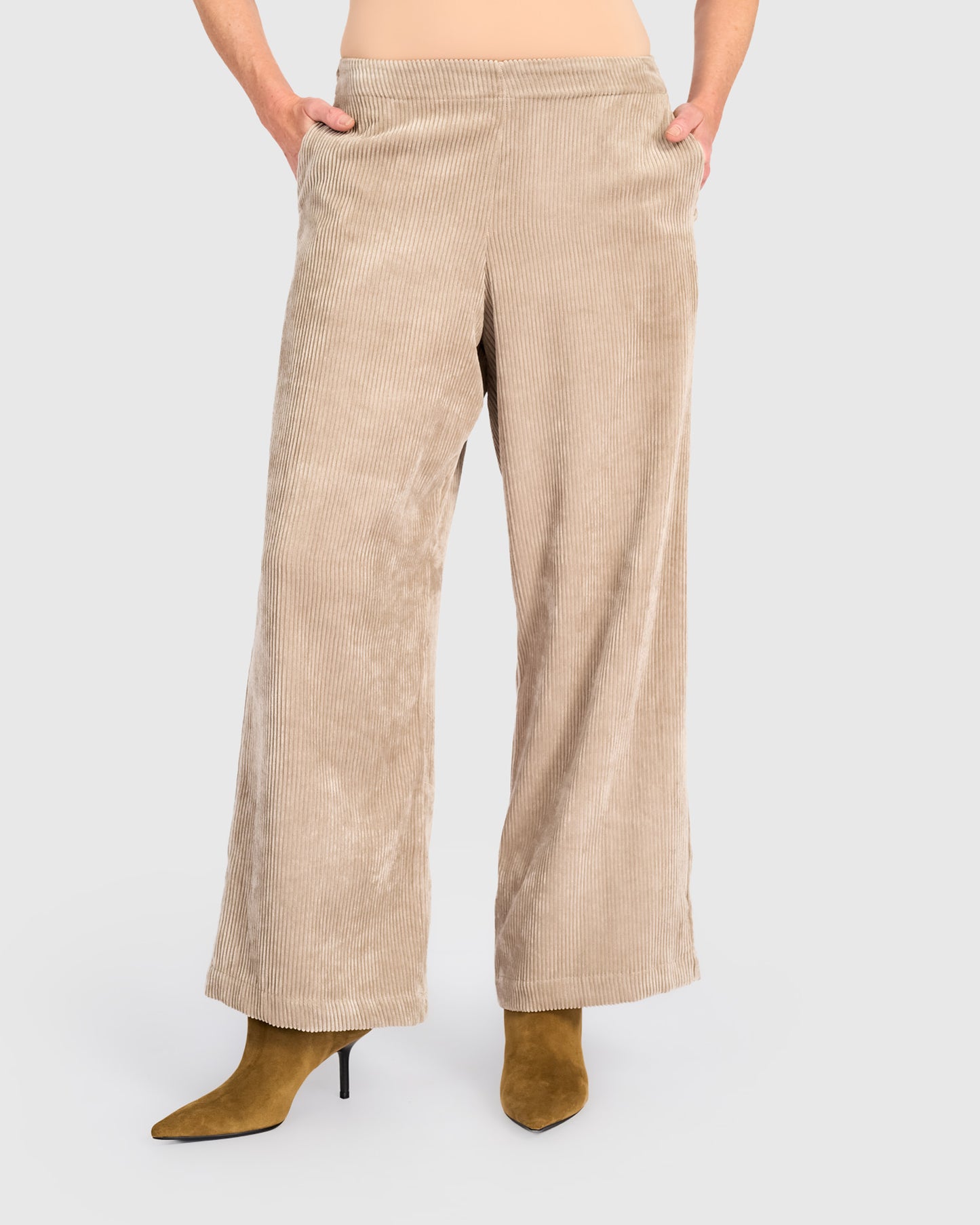 מכנסי בסטי קורדורוי חול