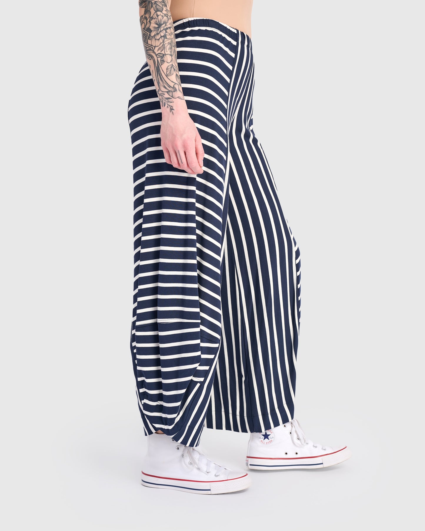 מכנסי פונטו פסים