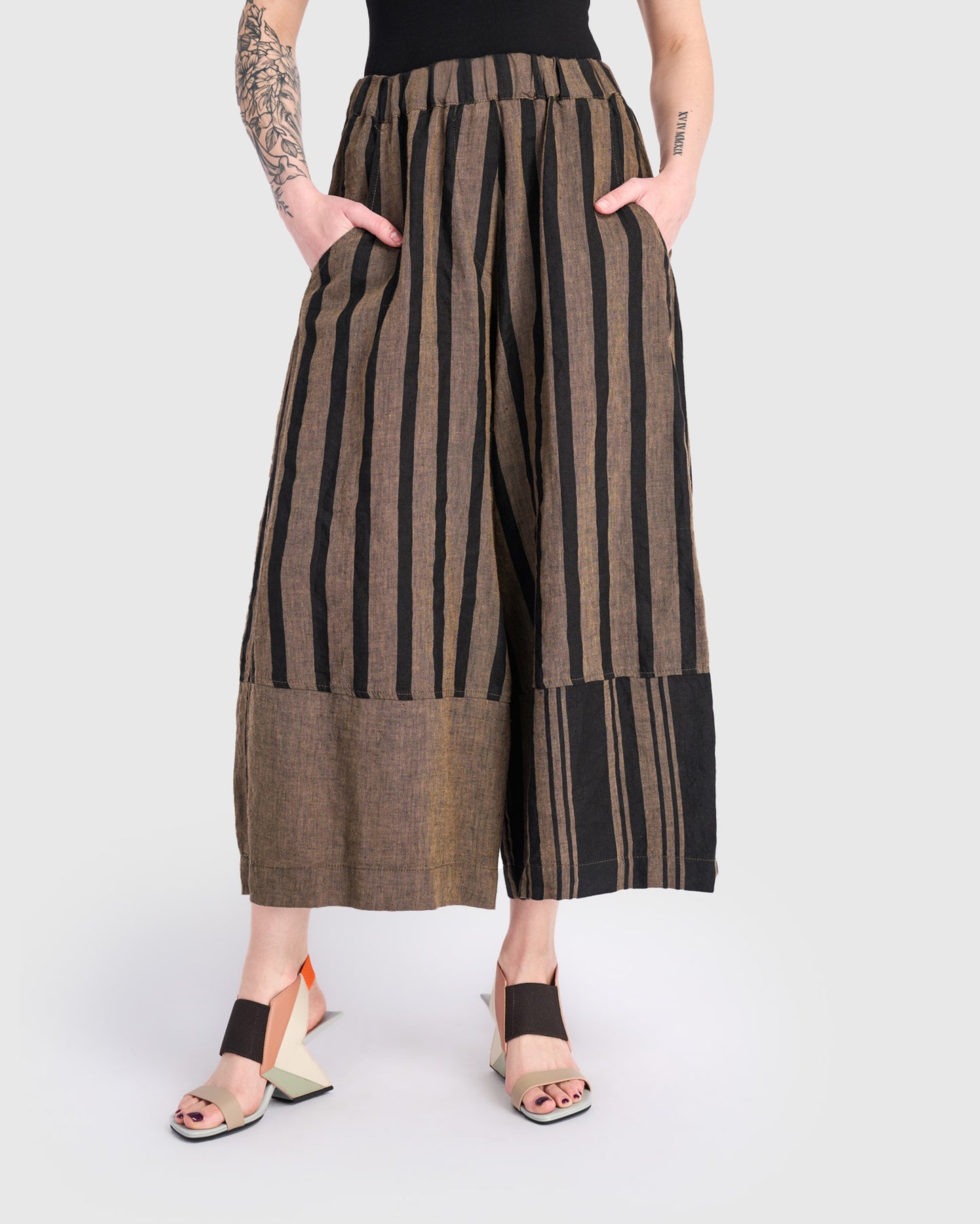 מכנסי ג'יפסי פסים