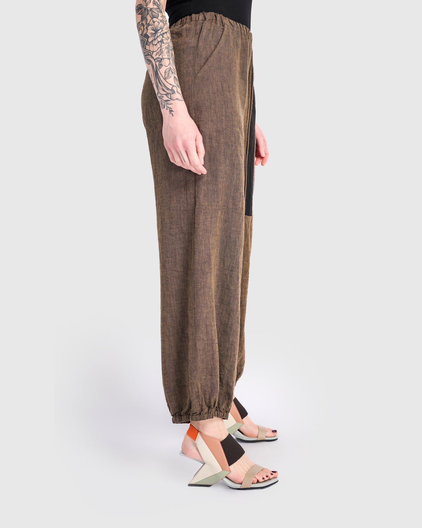 מכנסי בסטי פשתן מיקס