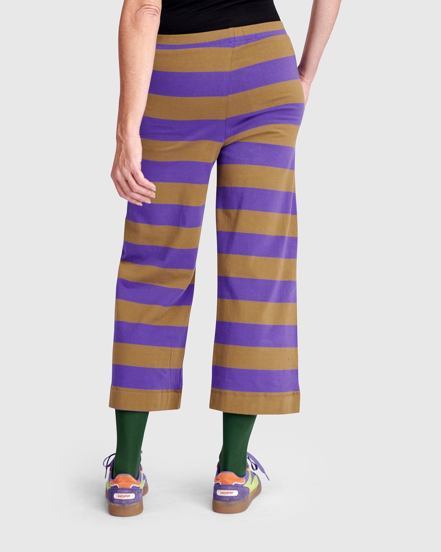 מכנסי אורבן בסטי פסים סגול