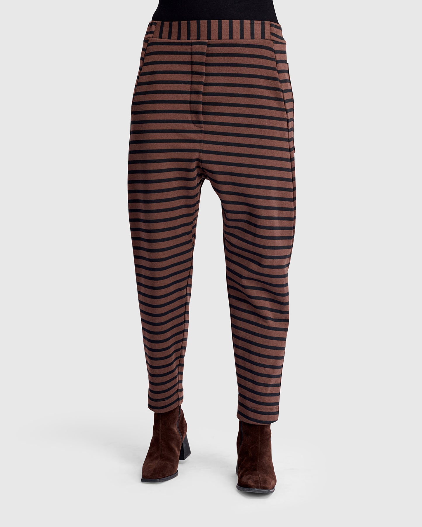 מכנסי אורבן מדויק פסים