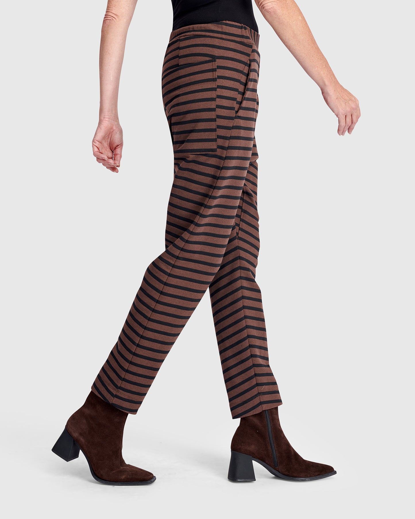 מכנסי אורבן מדויק פסים