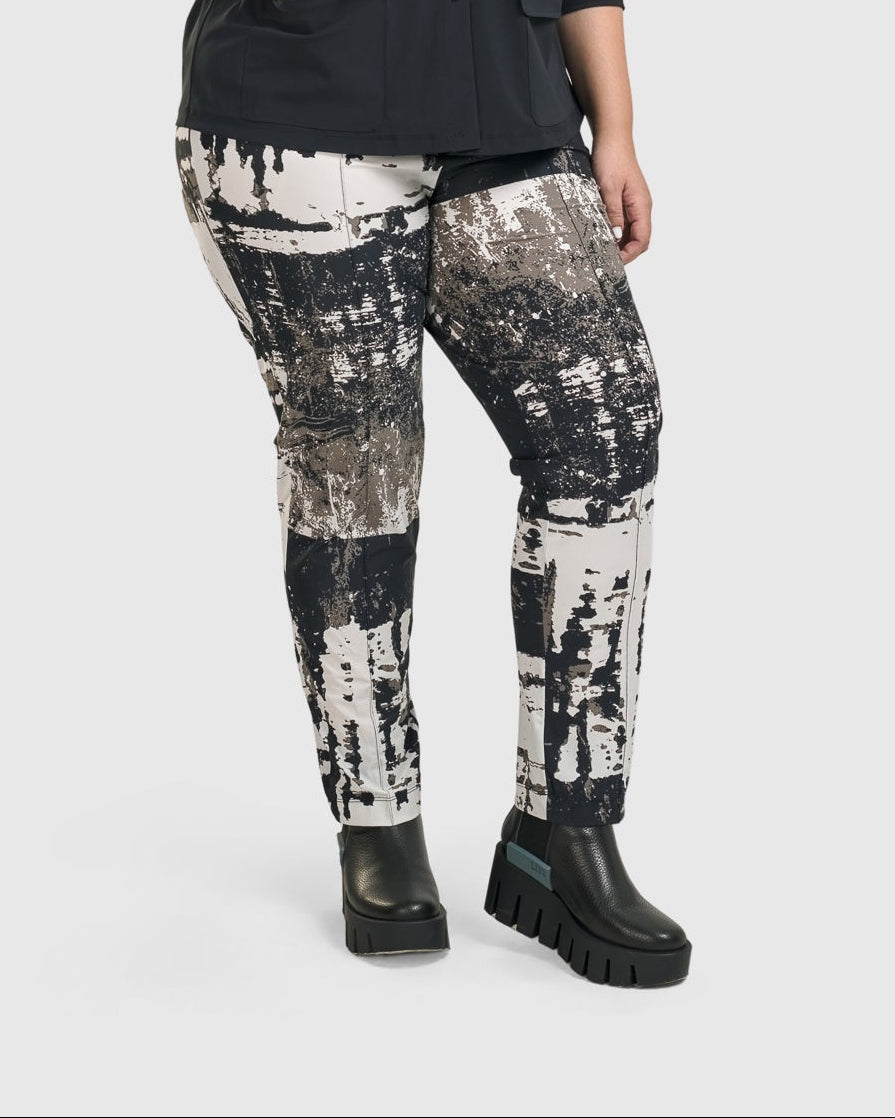 מכנסי מרילו טכנו מודפסים