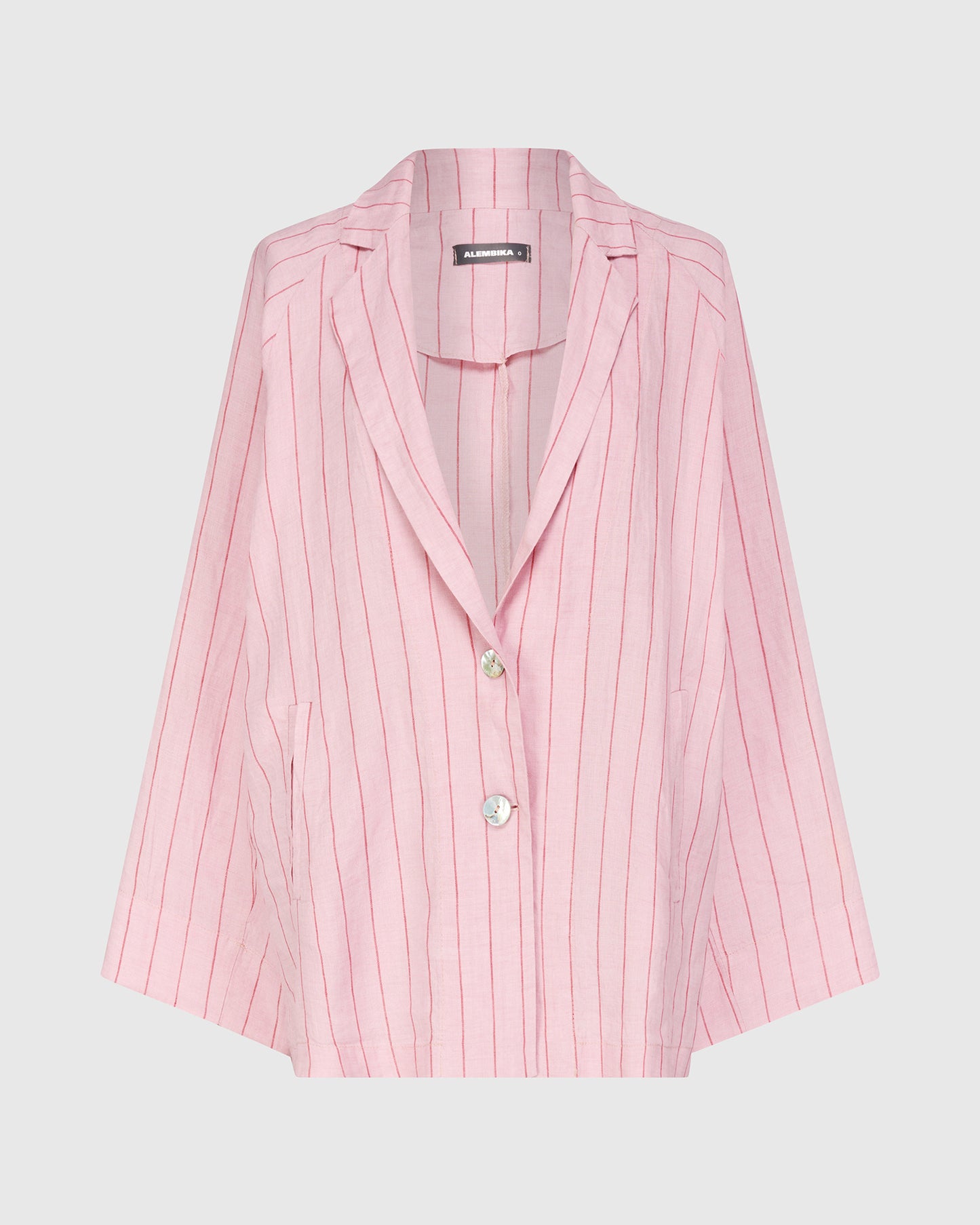 ז'קט פשתן ורוד