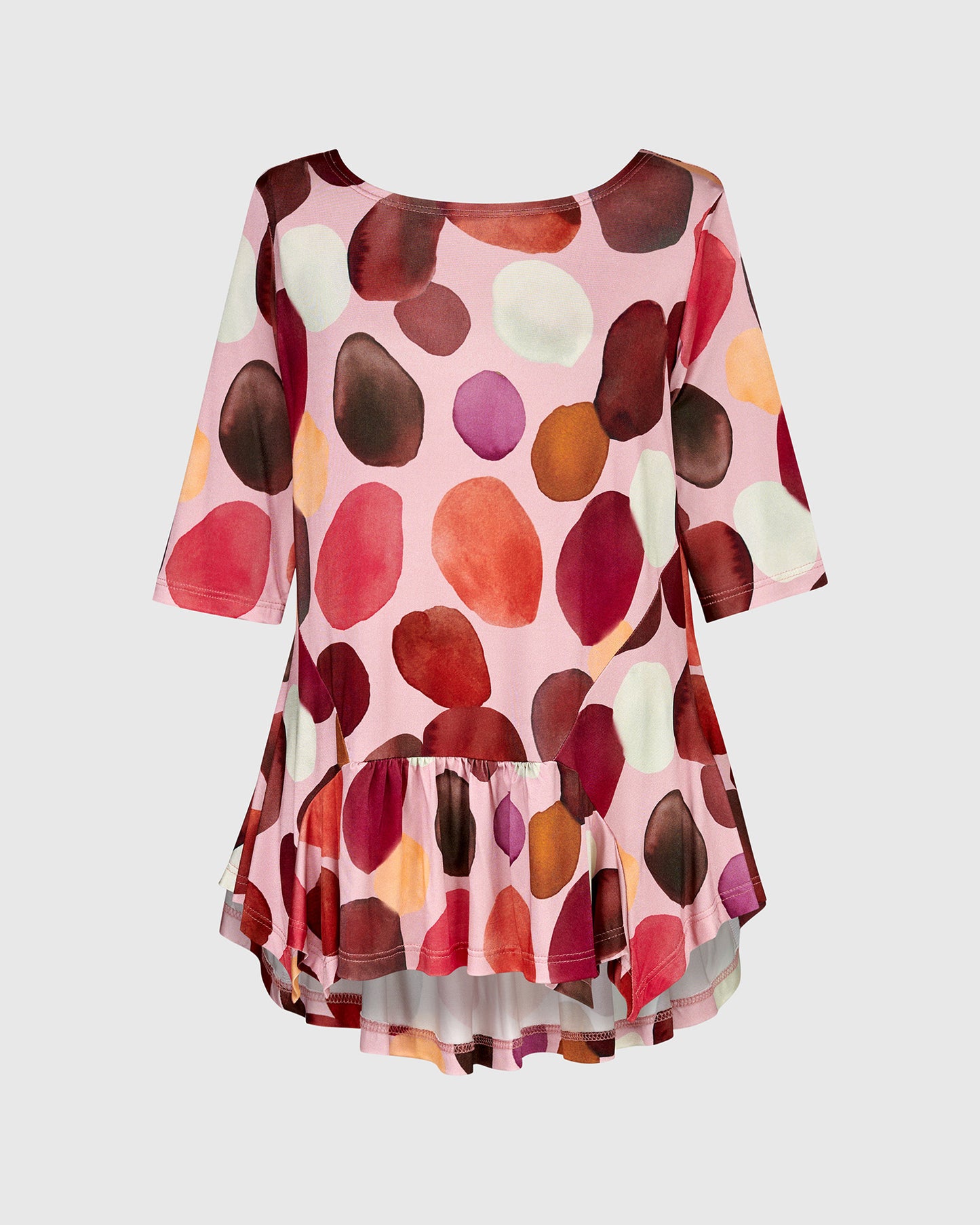 טישירט בלרינה בועות מג'נטה