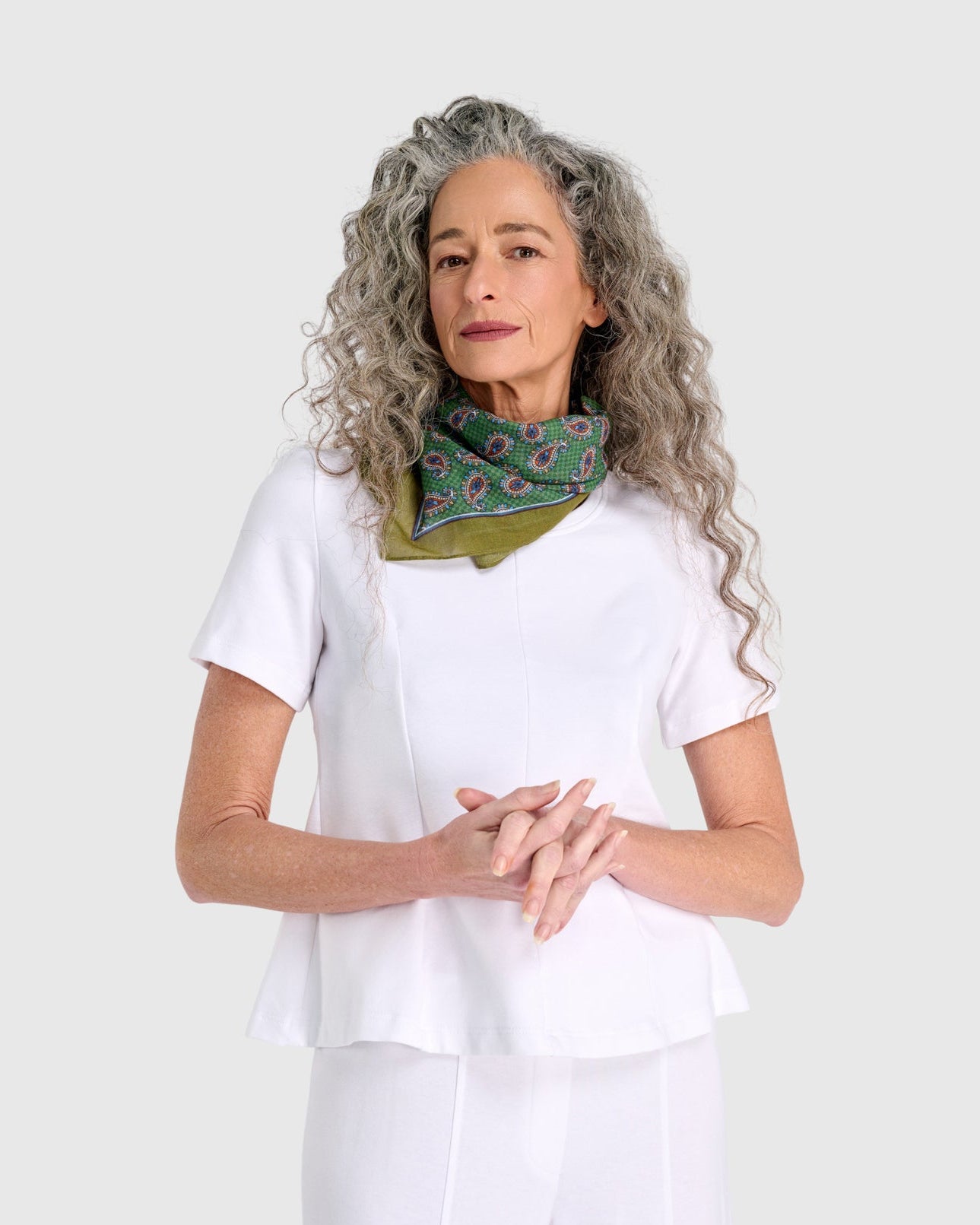 צעיף בנדנה ירוק