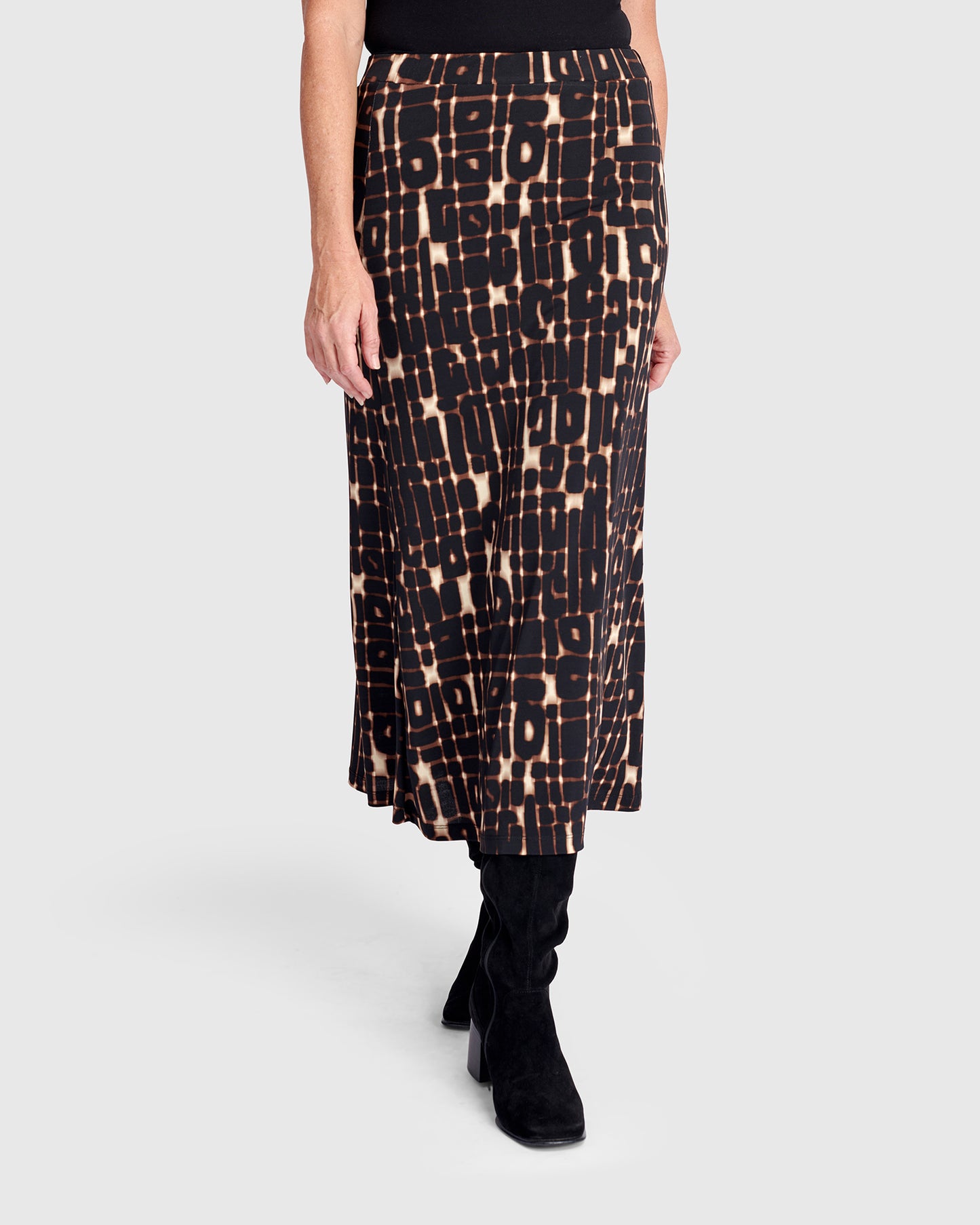 חצאית רטרו מודפסים