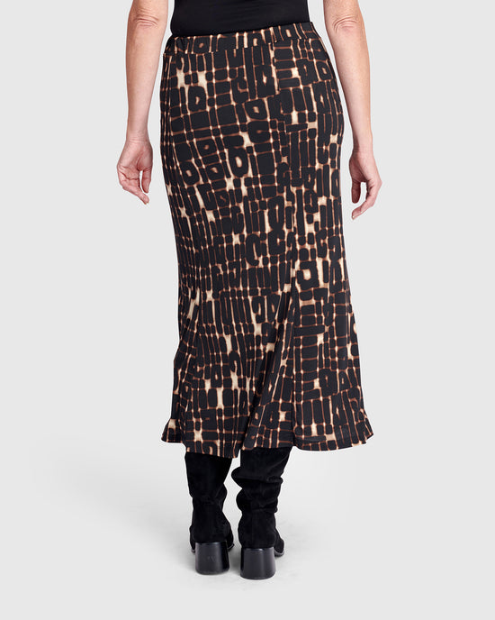 חצאית רטרו מודפסים