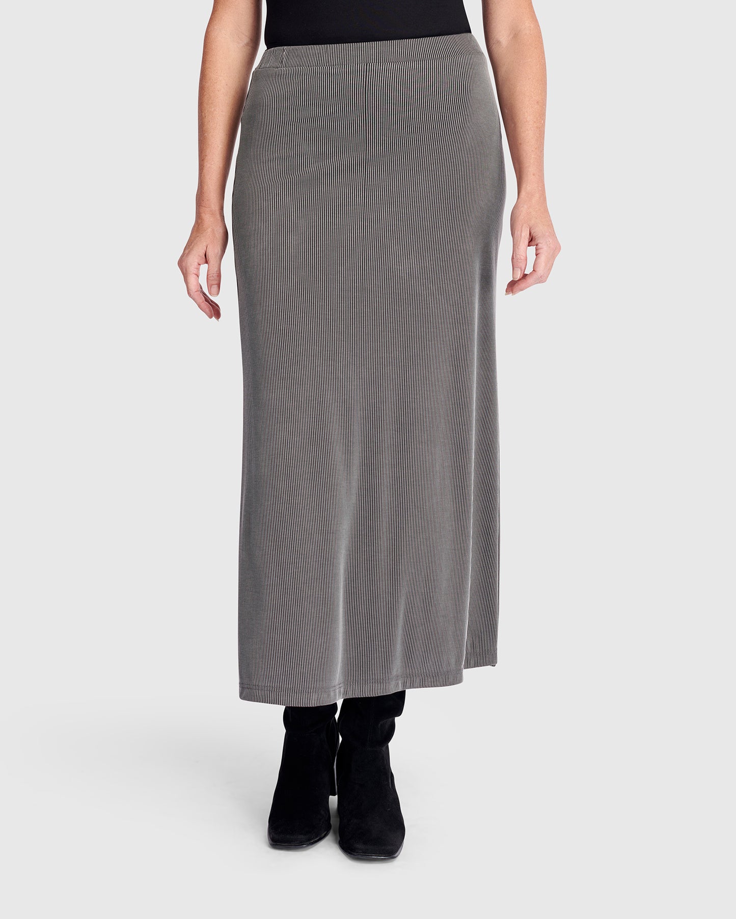 חצאית קופרו אפורה