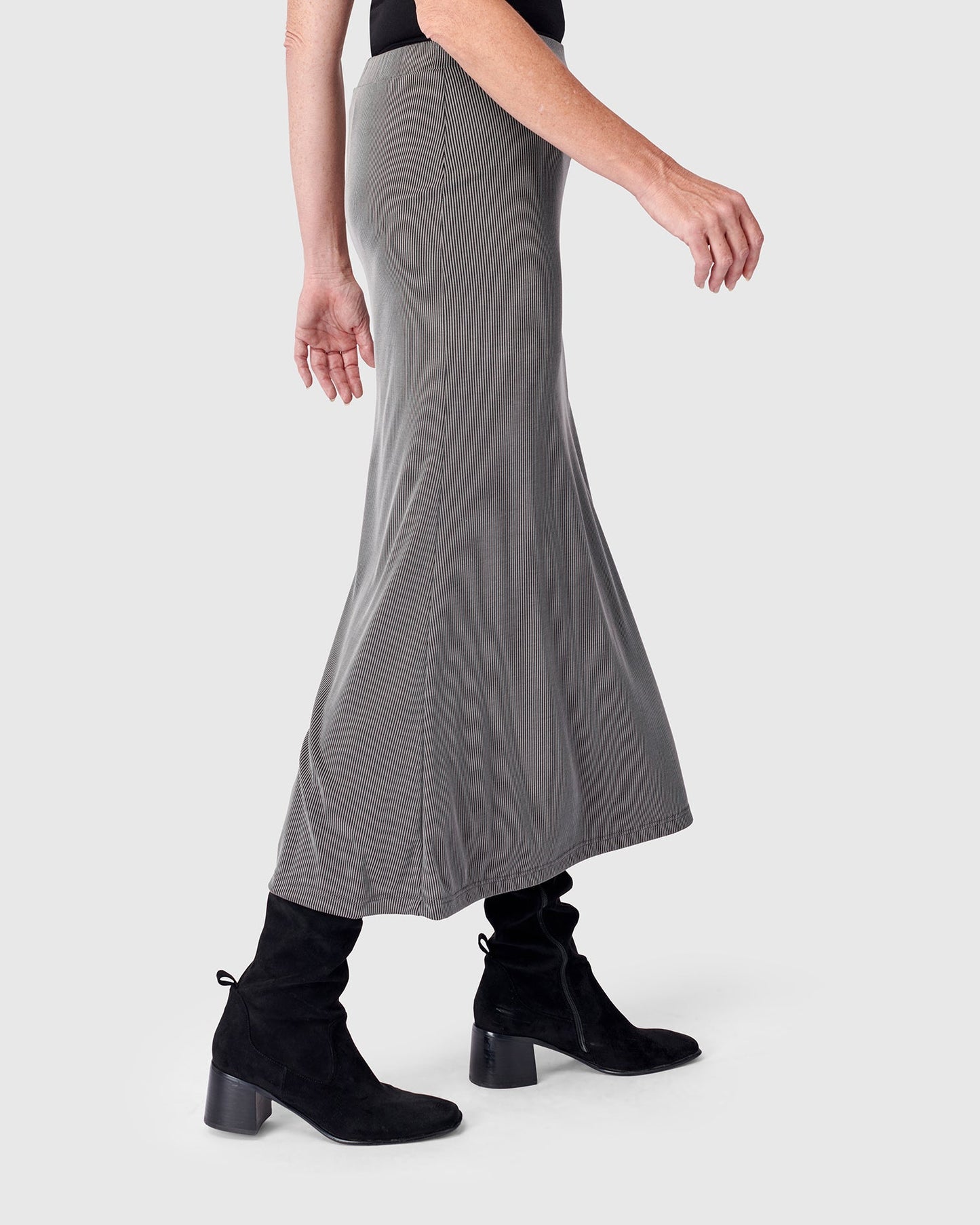 חצאית קופרו אפורה