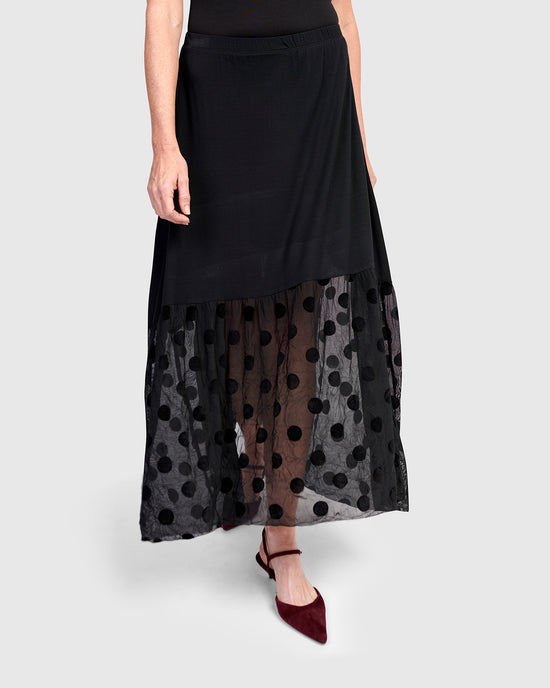 חצאית אפטר דארק שחורה