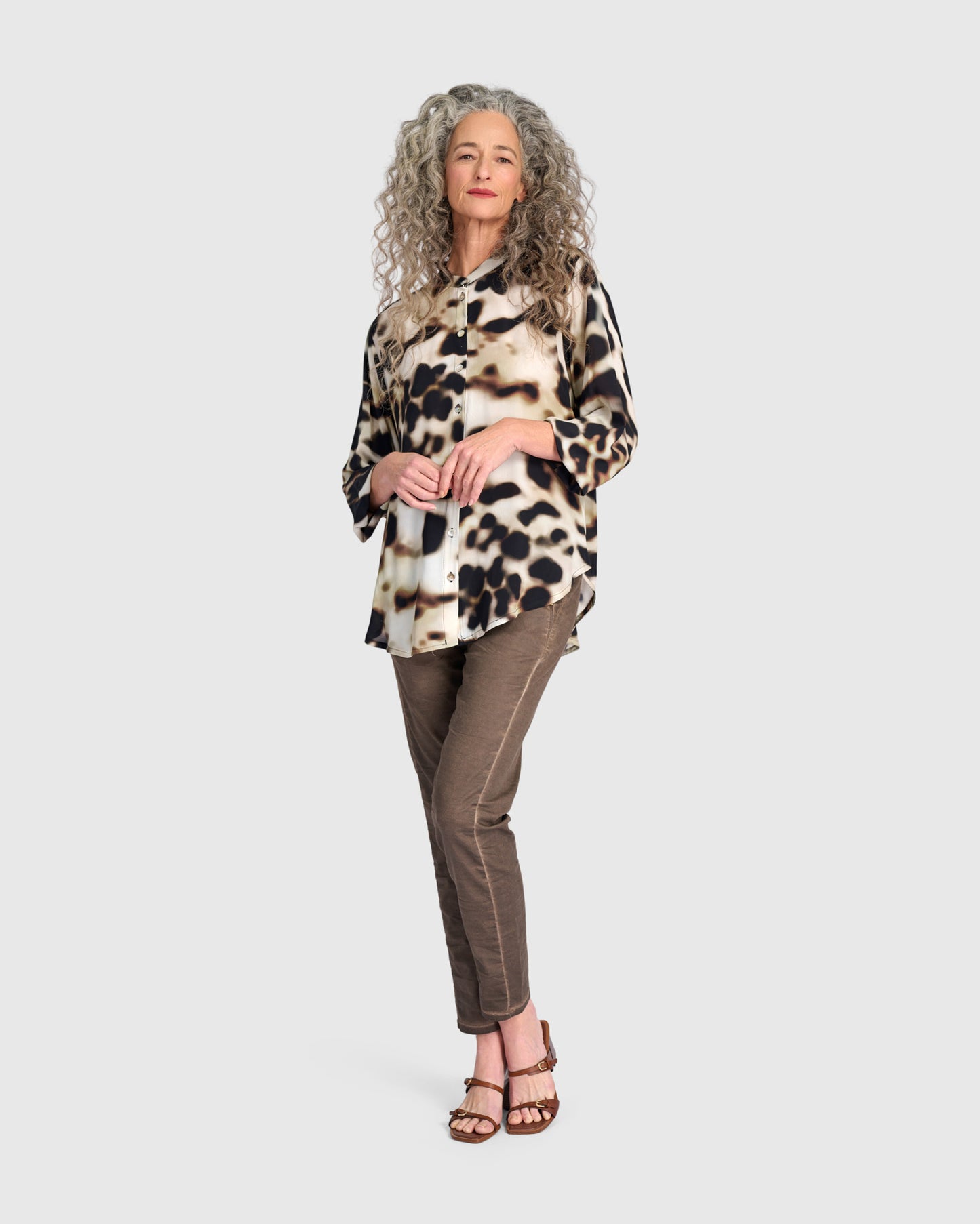 חולצה לולה מנומרת