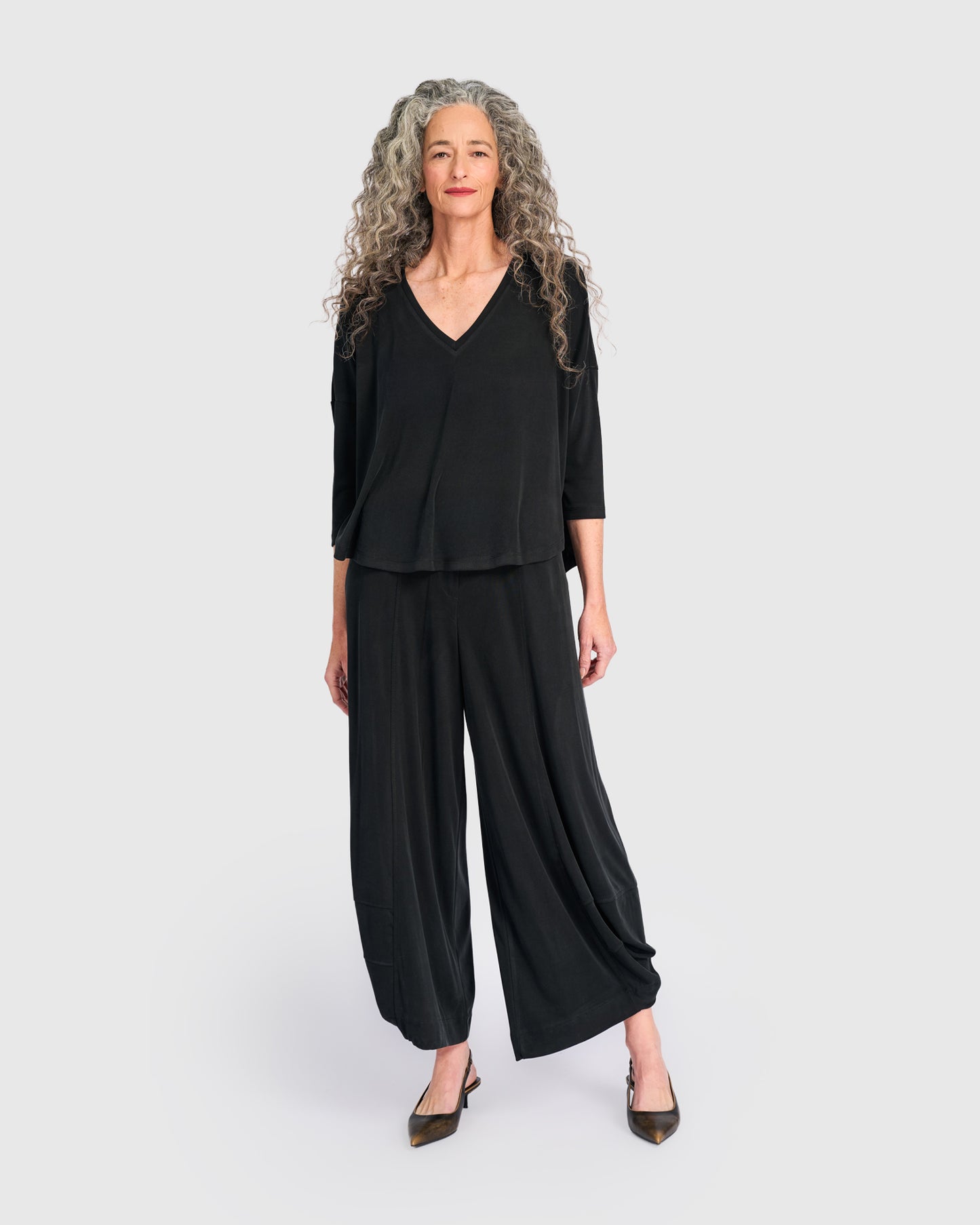 מכנסי פונטו שחור