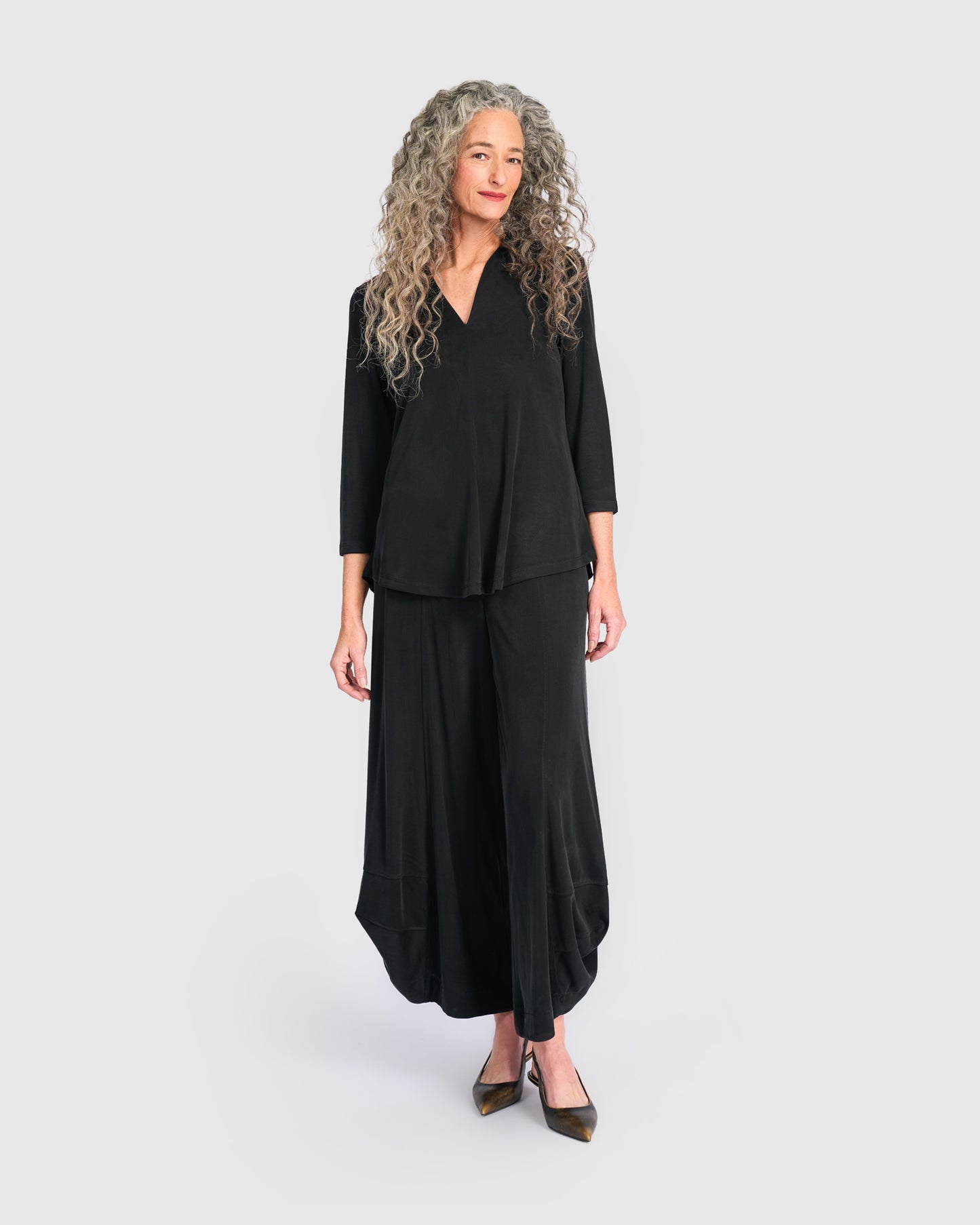 מכנסי פונטו שחור