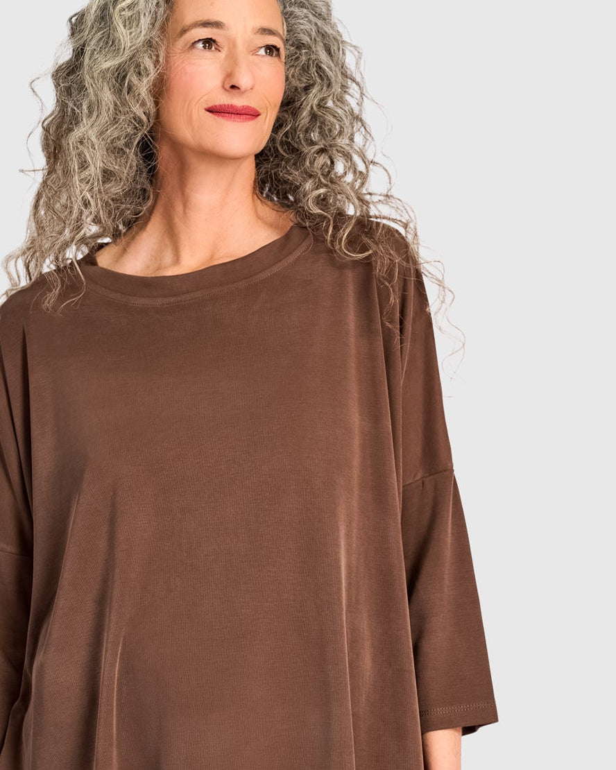 טישירט בסטי חומה