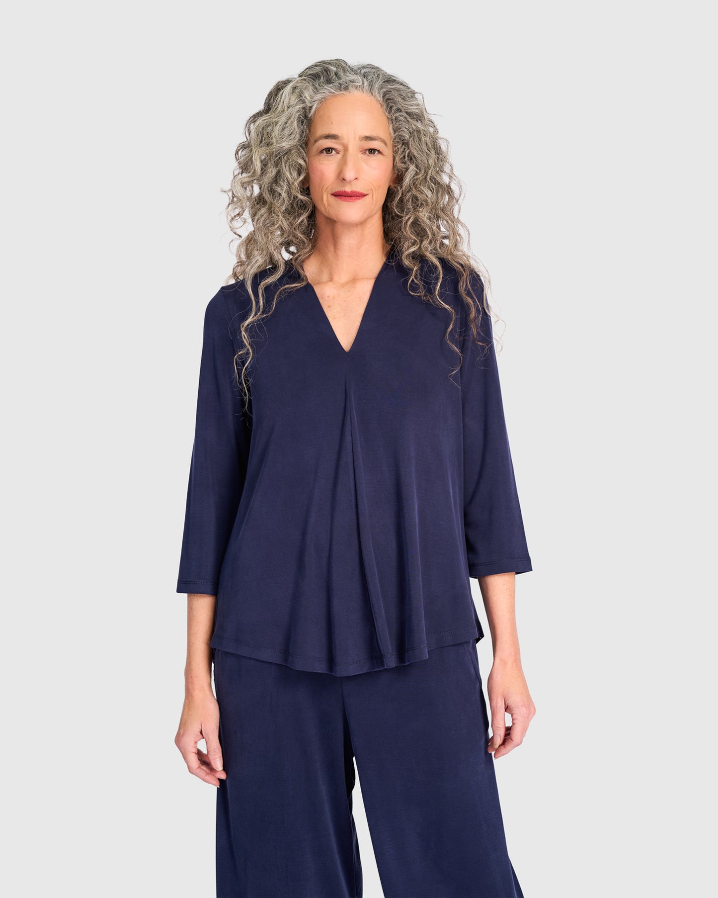 טוניקה דובדבנית כחולה