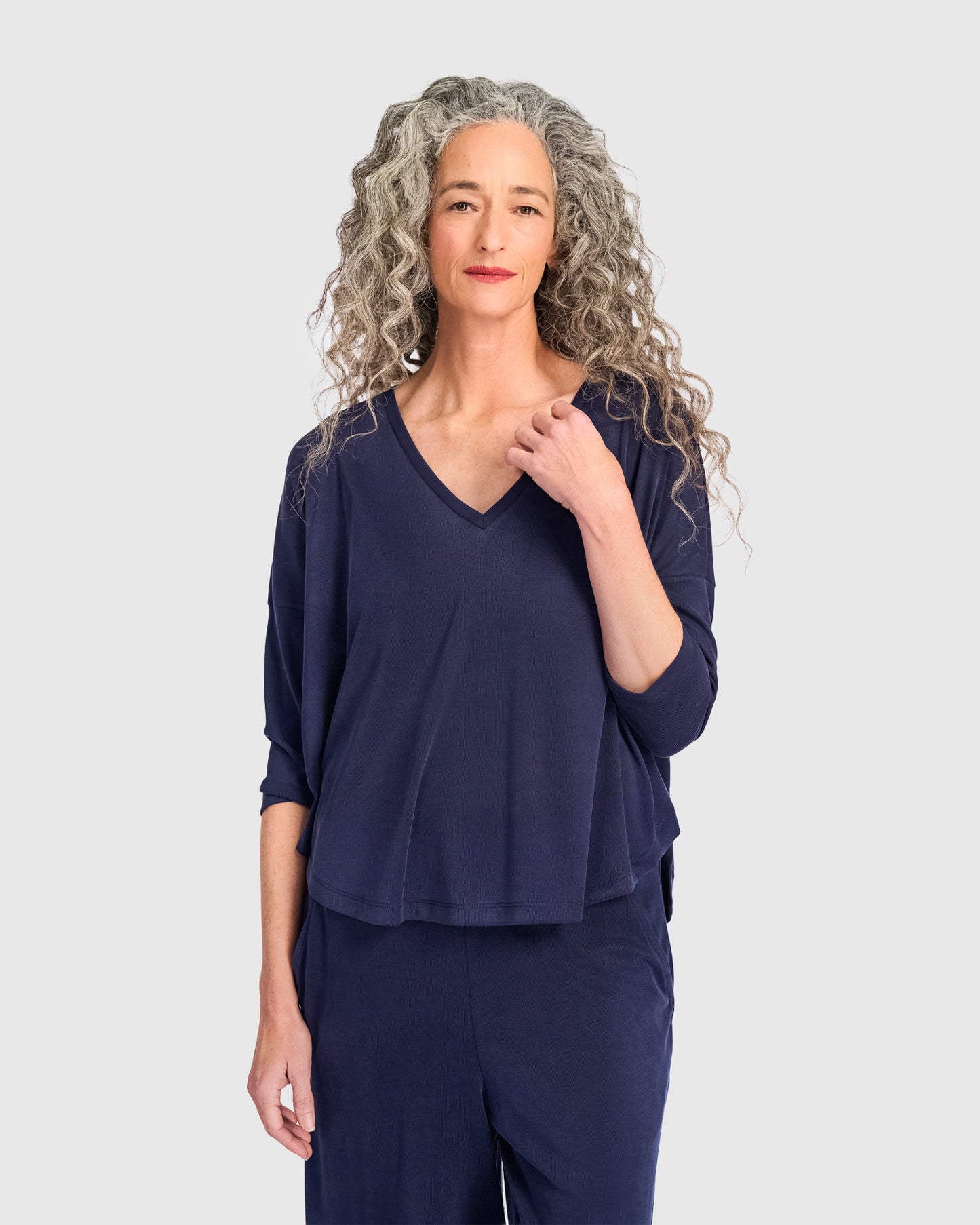 טישירט קריאייטיב כחולה