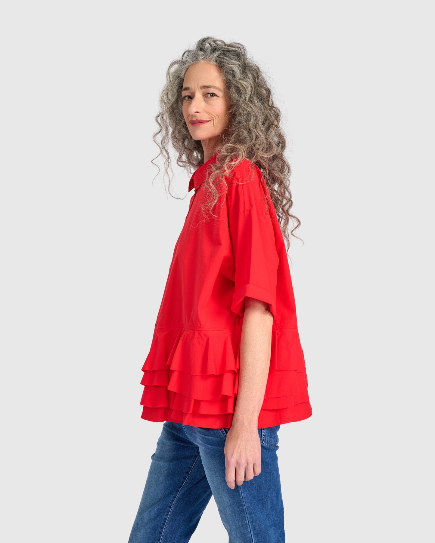 חולצה אורבן וולנים אדומה