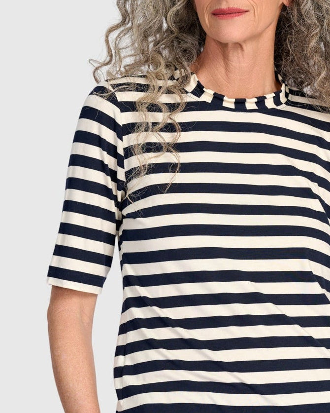 טישירט חמוד פס רחב