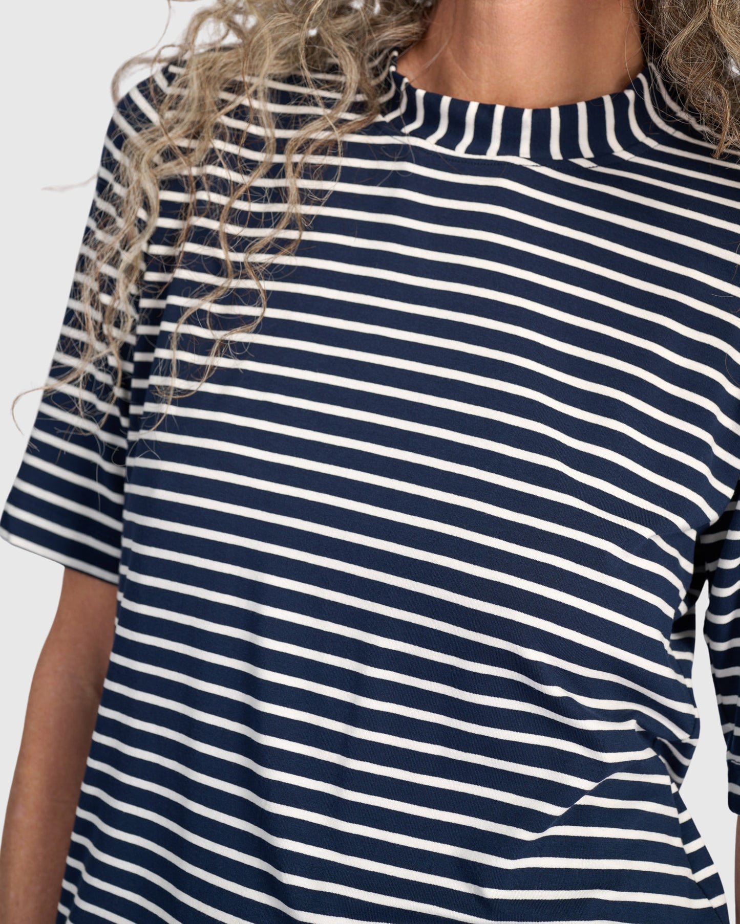 טישירט חמוד פסים נייבי