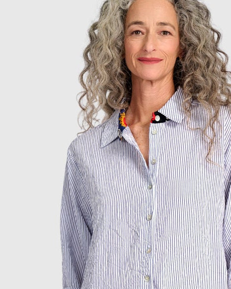 שמלה יוסף פסים נייבי