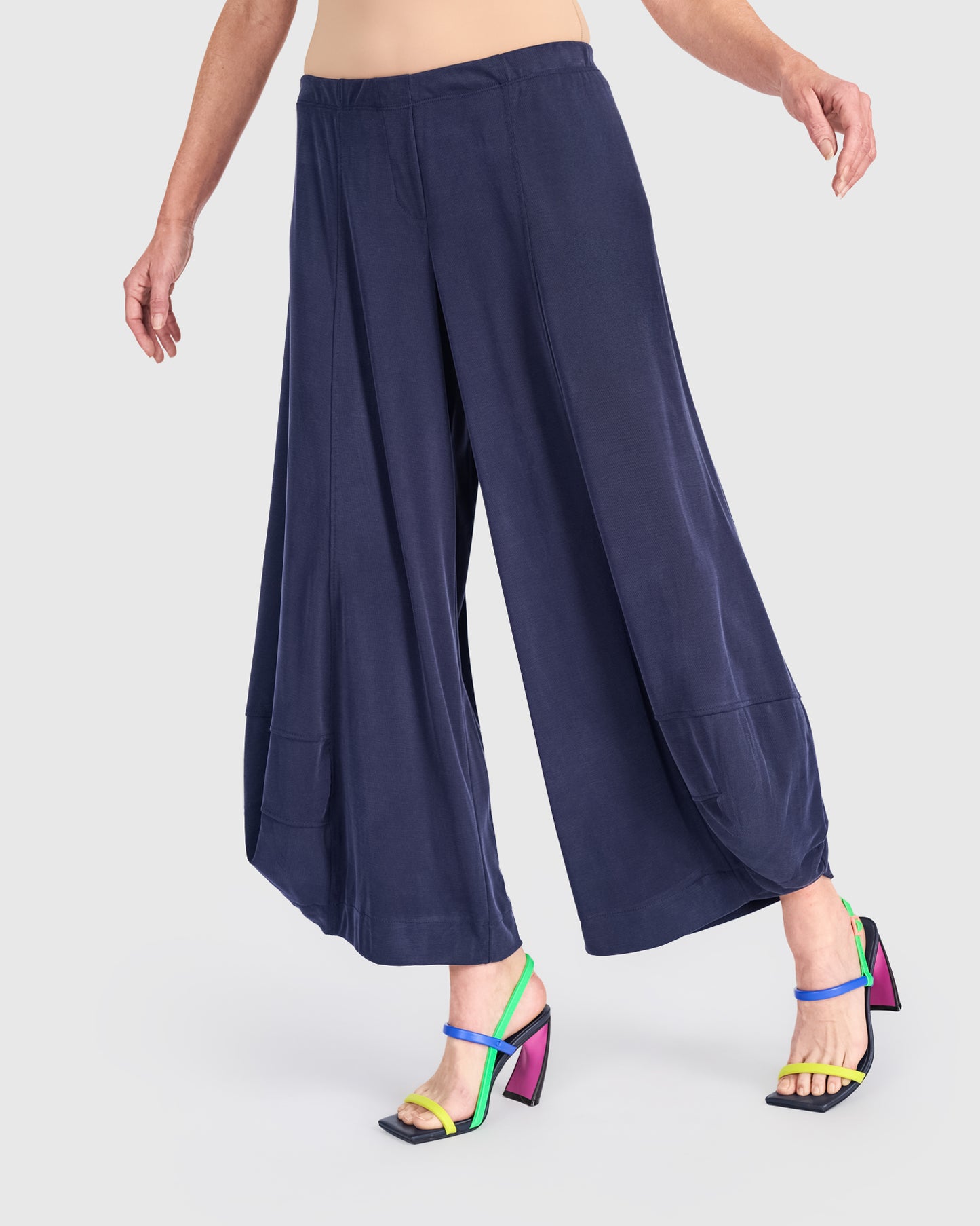 מכנסי פונטו כחול