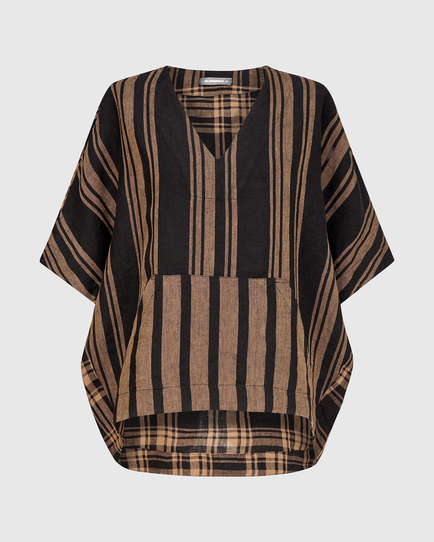 סווטשירט פשתן פסים