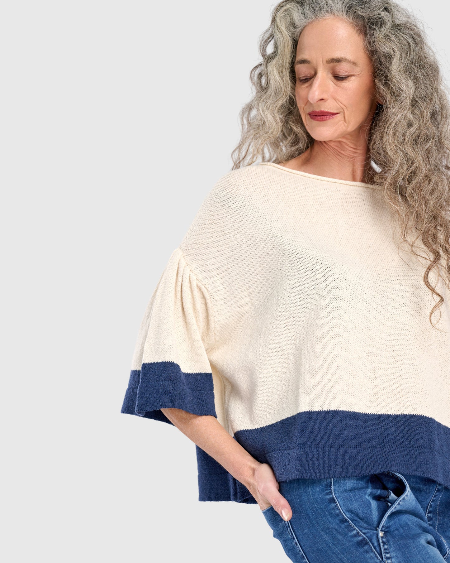 סריג כותנה אימרה נייבי