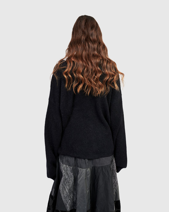 סריג מתחלף שחור