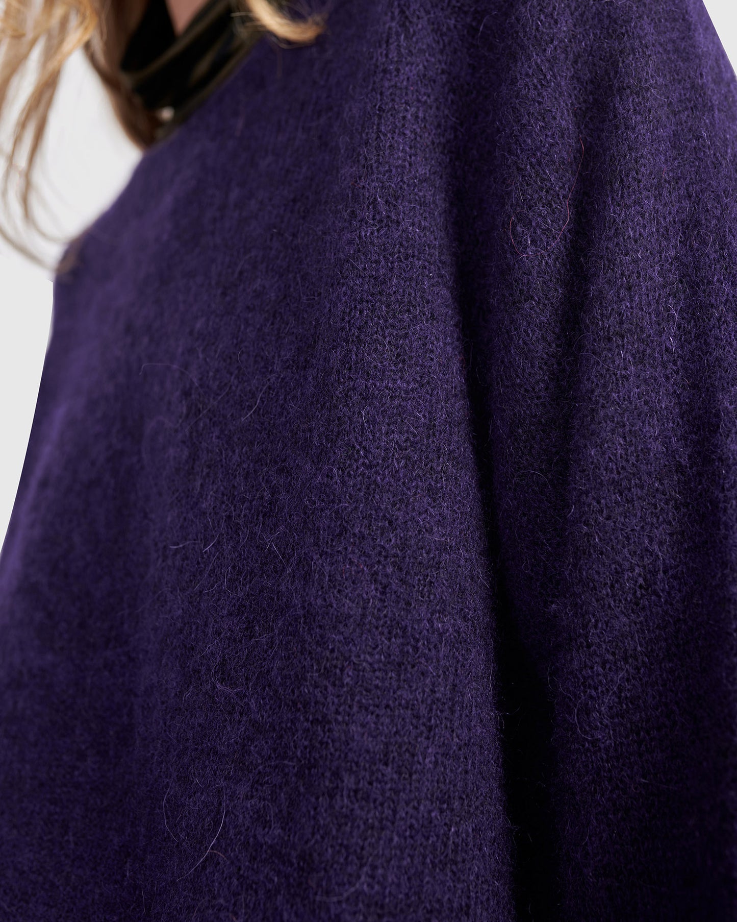 סריג אלפקה סגול