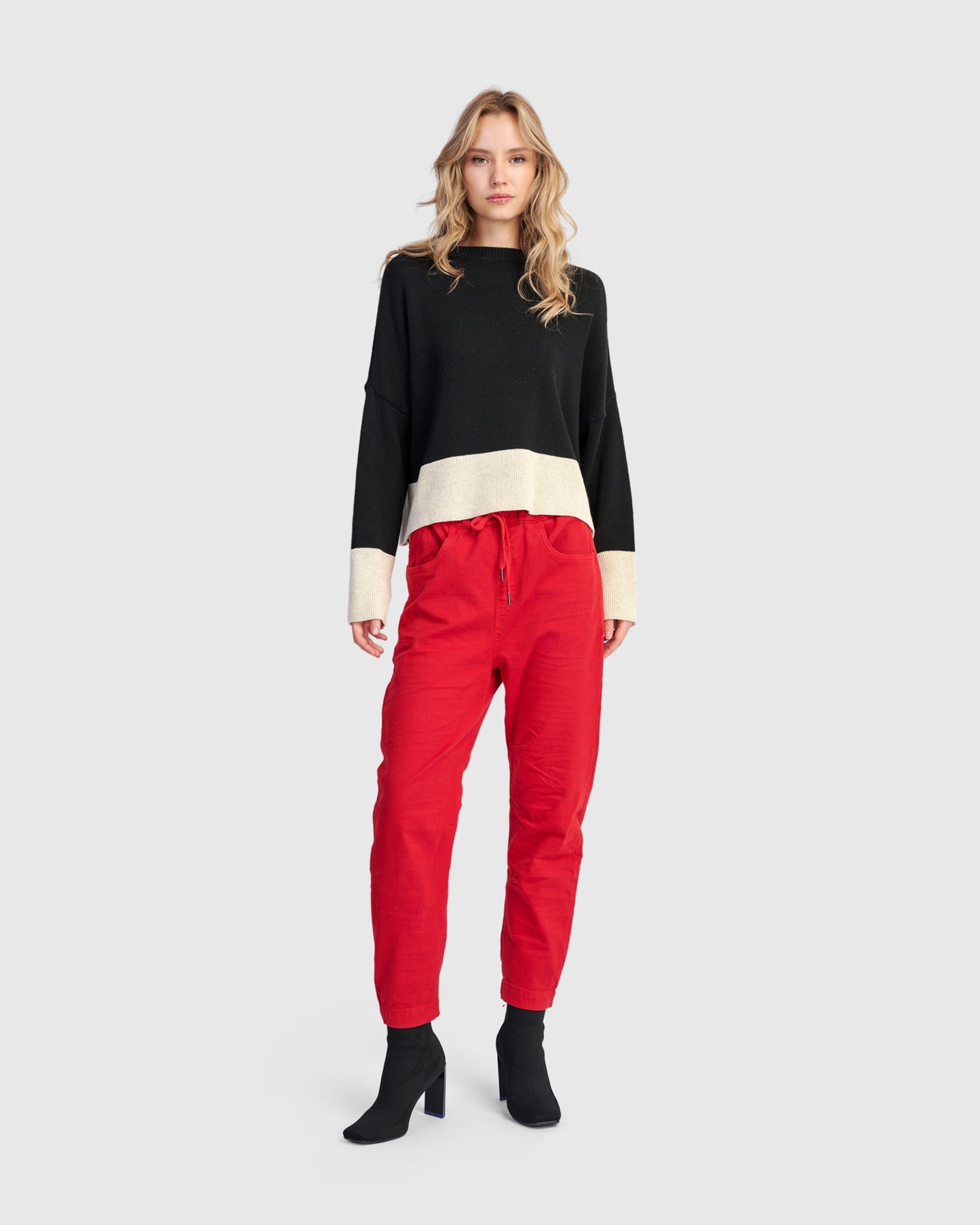 סוודר דו קרם