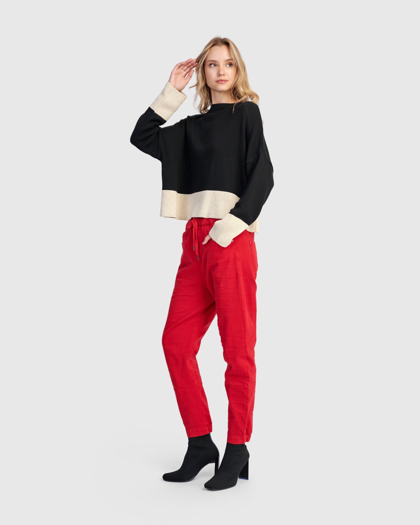 מכנסי גירלפרנד אדום