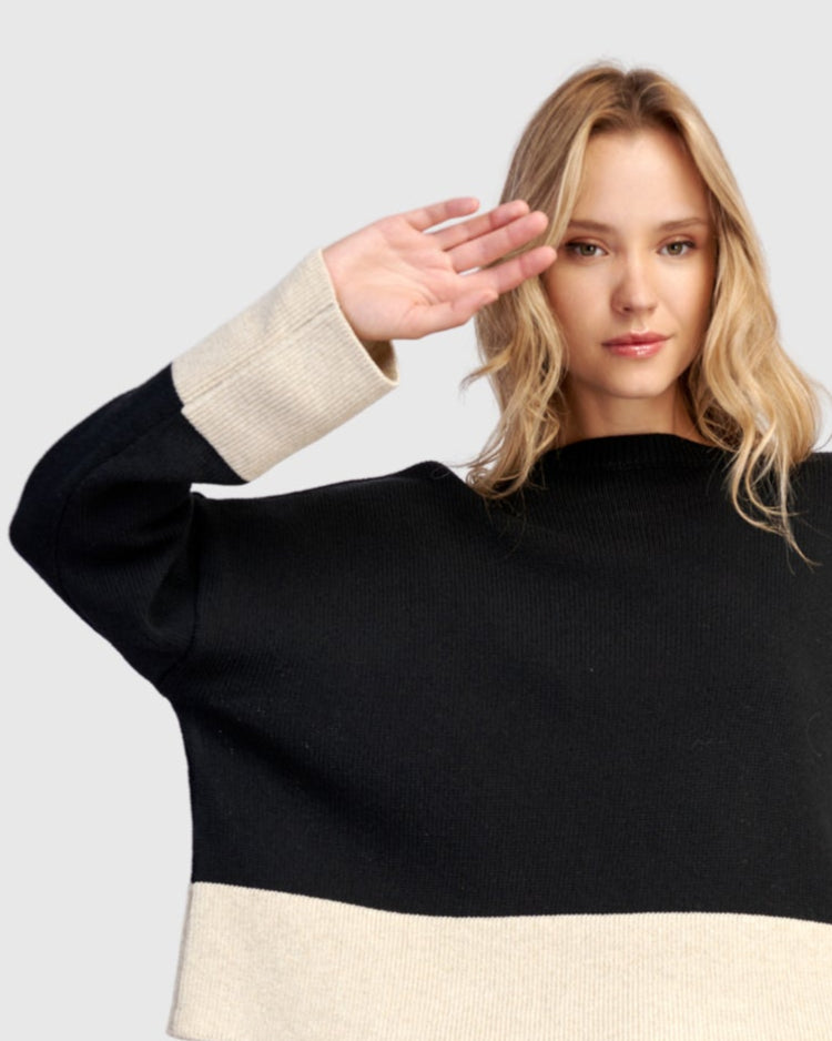 סוודר דו קרם