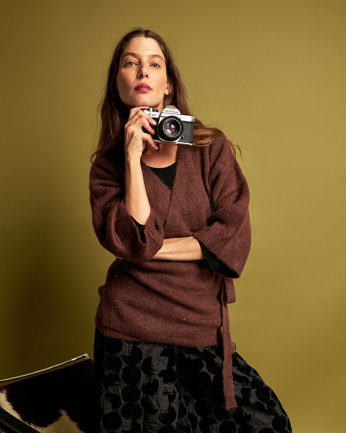 קרדיגן קימונו שוקולד